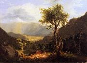 Thomas Cole View in the White Mountains USA oil painting artist